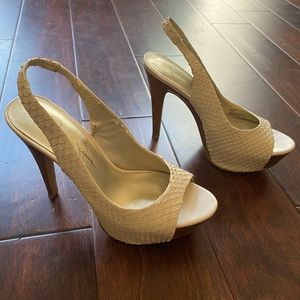Cream Jessica Simpson Heels